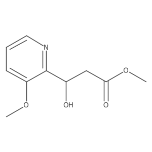 Methyl 3-hydroxy-3-(3-methoxypyridin-2-yl)propanoate Structure