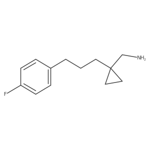 {1-[3-(4-Fluorophenyl)propyl]cyclopropyl}methanamine结构式