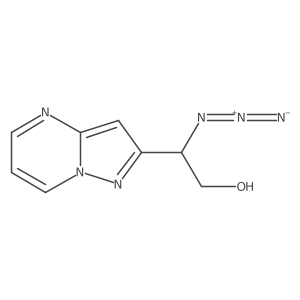 2-Azido-2-{pyrazolo[1,5-a]pyrimidin-2-yl}ethan-1-ol Structure