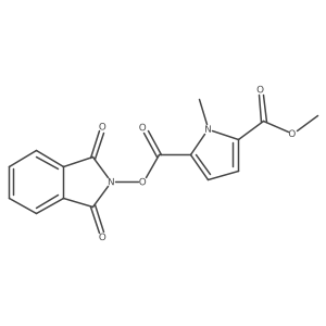 2-(1,3-dioxo-2,3-dihydro-1H-isoindol-2-yl) 5-methyl 1-methyl-1H-pyrrole-2,5-dicarboxylate结构式