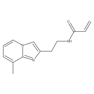N-(2-{8-methylimidazo[1,2-a]pyridin-2-yl}ethyl)prop-2-enamide结构式