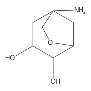 rac-(3R,4R)-1-amino-6-oxabicyclo[3.2.1]octane-3,4-diol结构式