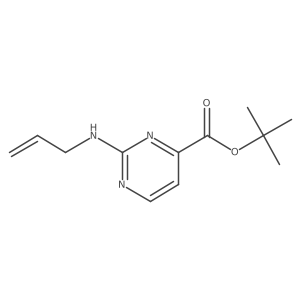 Tert-butyl 2-[(prop-2-en-1-yl)amino]pyrimidine-4-carboxylate Structure