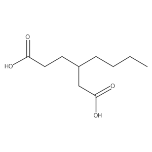 Hexanedioic acid, 3-butyl-结构式
