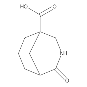 4-Oxo-3-azabicyclo[3.3.1]nonane-1-carboxylic acid Structure