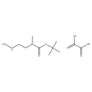 oxalic acid; tert-butyl N-(2-hydrazinylethyl)-N-methylcarbamate结构式