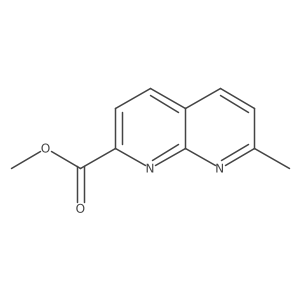 Methyl 7-methyl-1,8-naphthyridine-2-carboxylate结构式