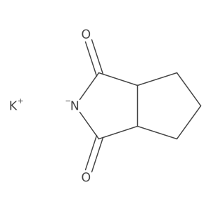 2-Potassio-octahydrocyclopenta[c]pyrrole-1,3-dione结构式