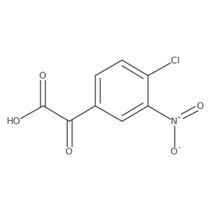 2-(4-Chloro-3-nitrophenyl)-2-oxoacetic acid结构式