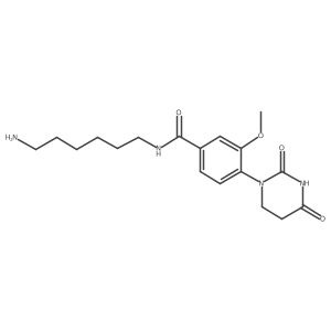 N-(6-Aminohexyl)-4-(2,4-dioxotetrahydropyrimidin-1(2H)-yl)-3-methoxybenzamide结构式
