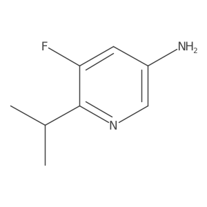 5-Fluoro-6-isopropylpyridin-3-amine结构式