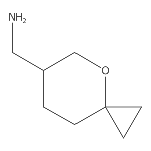 4-Oxaspiro[2.5]octan-6-ylmethanamine结构式