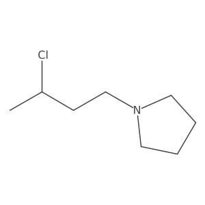 1-(3-Chlorobutyl)pyrrolidine Structure