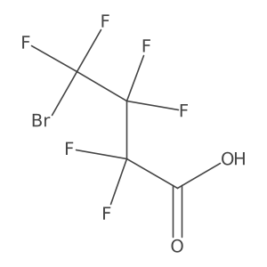 4-Bromo-2,2,3,3,4,4-hexafluorobutanoic acid结构式