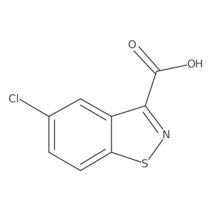 5-Chlorobenzo[D]isothiazole-3-carboxylic acid结构式