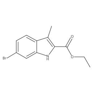 Ethyl 6-bromo-3-methyl-1h-indole-2-carboxylate Structure