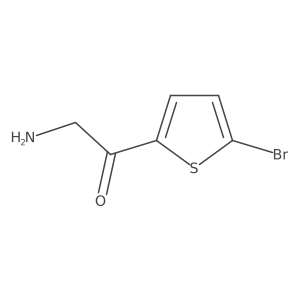 2-Amino-1-(5-bromothiophen-2-yl)ethan-1-one Structure