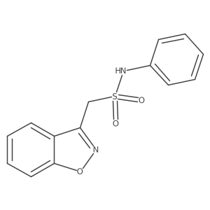 1-(benzo[d]isoxazol-3-yl)-N-phenylmethanesulfonamide结构式