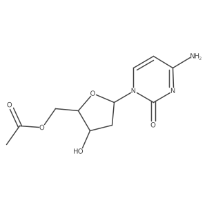 Cytidine, 2a(2)-deoxy-, 5a(2)-acetate Structure
