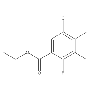 Ethyl 5-chloro-2,3-difluoro-4-methylbenzoate Structure