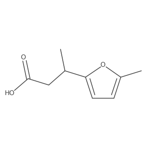 3-(5-Methylfuran-2-yl)butanoic acid结构式