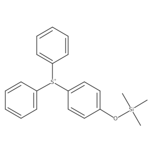 Diphenyl[4-[(trimethylsilyl)oxy]phenyl]sulfonium Structure
