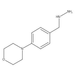 4-[4-(Hydrazinylmethyl)phenyl]morpholine Structure