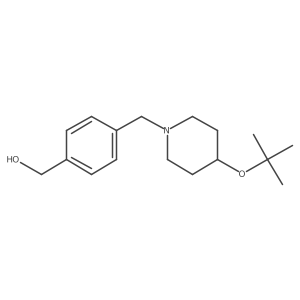 [4-(4-t-Butoxy-piperidin-1-ylmethyl)-phenyl]-methanol Structure