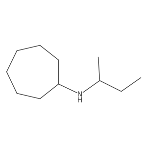 N-(butan-2-yl)cycloheptanamine Structure