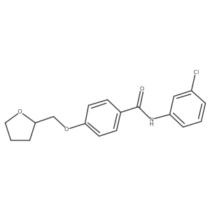N-(3-Chlorophenyl)-4-[(tetrahydro-2-furanyl)methoxy]benzamide Structure