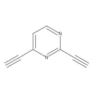 2,4-Diethynylpyrimidine Structure