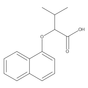 3-Methyl-2-naphthalen-1-yloxybutanoic acid Structure