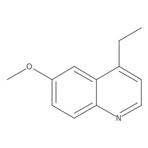 4-Ethyl-6-methoxy-quinoline结构式