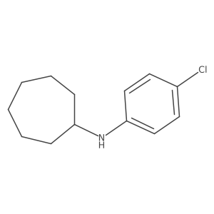 N-(4-chlorophenyl)cycloheptanamine结构式