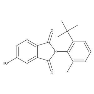 2-[2-(1,1-Dimethylethyl)-6-methylphenyl]-5-hydroxy-1H-isoindole-1,3(2H)-dione Structure