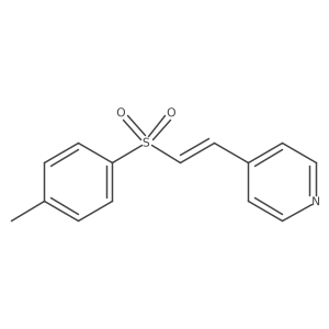 Pyridine, 4-(2-p-tolylsulfonylvinyl)- Structure