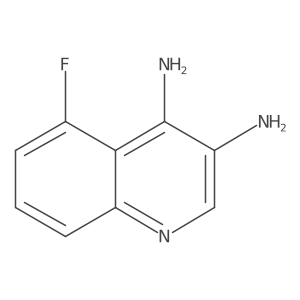 5-Fluoroquinoline-3,4-diamine Structure