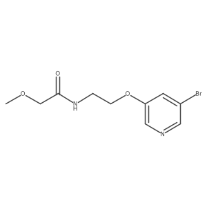n-(2-(5-Bromopyridin-3-yloxy)ethyl)-2-methoxyacetamide结构式