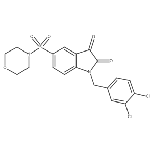 Isatin sulfonamide, 9c结构式