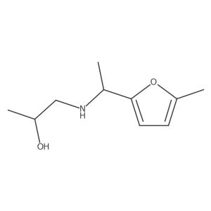 1-{[1-(5-Methylfuran-2-yl)ethyl]amino}propan-2-ol Structure