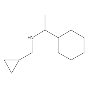 (1-Cyclohexylethyl)(cyclopropylmethyl)amine结构式