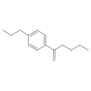 2-(Ethylthio)-1-(4-propylphenyl)ethan-1-one Structure