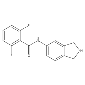 2,6-difluoro-N-(isoindolin-6-yl)benzamide Structure