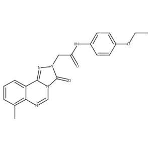 N-(4-ethoxyphenyl)-2-(7-methyl-3-oxo-[1,2,4]triazolo[4,3-c]quinazolin-2(3H)-yl)acetamide结构式