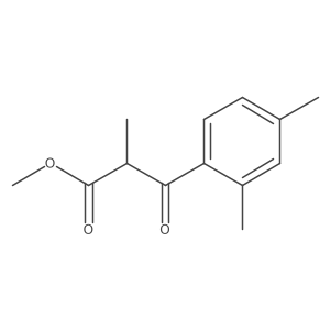 Methyl 3-(2,4-dimethylphenyl)-2-methyl-3-oxopropanoate Structure