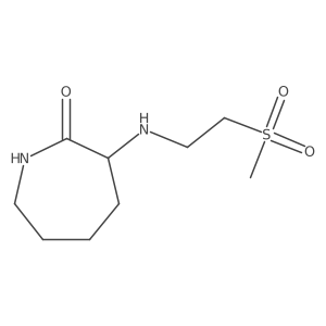Hexahydro-3-[[2-(methylsulfonyl)ethyl]amino]-2H-azepin-2-one Structure