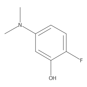 5-(Dimethylamino)-2-fluorophenol结构式