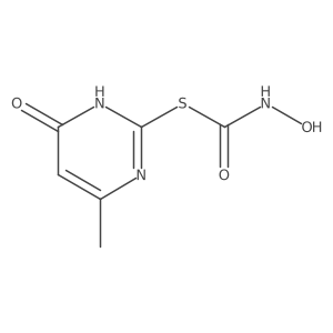 S-(1,6-Dihydro-4-methyl-6-oxo-2-pyrimidinyl) N-hydroxycarbamothioate Structure