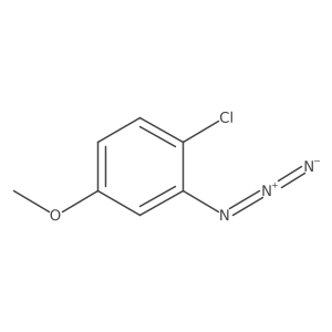 2-Azido-1-chloro-4-methoxybenzene Structure
