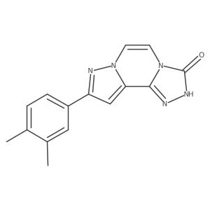 9-(3,4-dimethylphenyl)pyrazolo[1,5-a][1,2,4]triazolo[3,4-c]pyrazin-3(2H)-one结构式